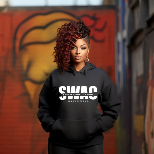 SHID WE AINT CAPPING URBAN WEAR™ Hooded Sweatshirt
