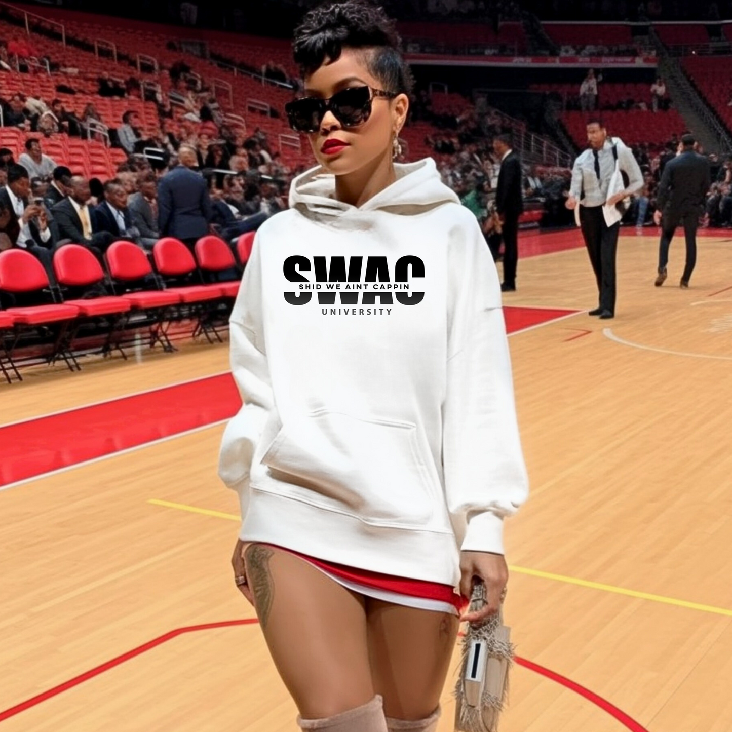 SHID WE AINT CAPPING UNIVERSITY ™ Hooded Sweatshirt